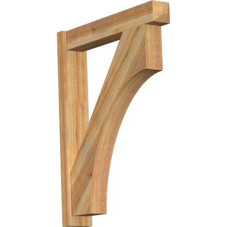 Ekena Millwork Westlake Craftsman Rough Sawn Outlooker, Western Red Cedar, 6"W x 32"D x 40"H OUT06X32X40WTL04RWR